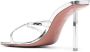 Amina Muaddi metallic high-heel sandals Silver - Thumbnail 3