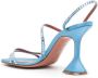 Amina Muaddi Naima 95mm crystal-embellished sandals Blue - Thumbnail 3