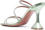 Amina Muaddi Naima crystal-embellished 105mm sandals Green - Thumbnail 3
