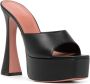 Amina Muaddi open-toe platform sandals Black - Thumbnail 2