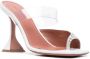 Amina Muaddi Paloma 95 mm crystal mules White - Thumbnail 2