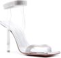 Amina Muaddi Rih 95mm crystal-embellished sandals Silver - Thumbnail 2