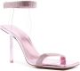 Amina Muaddi Rih 110mm crystal-embellishment sandals Pink - Thumbnail 2