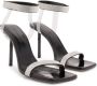 Amina Muaddi Rih 95mm crystal-embellished sandals Black - Thumbnail 4