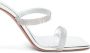 Amina Muaddi Rih Slipper 95mm sandals Silver - Thumbnail 2