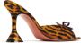 Amina Muaddi Rosie 95mm bow-detail mules Brown - Thumbnail 3