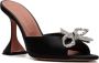 Amina Muaddi Rosie 95mm crystal-embellished sandals Black - Thumbnail 2