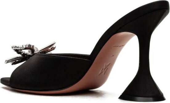 Amina Muaddi Rosie 95mm crystal-embellished sandals Black