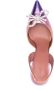 Amina Muaddi Rosie 95mm iridescent-effect pumps Purple - Thumbnail 4