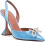 Amina Muaddi Rosie 95mm slingback sandals Blue - Thumbnail 2