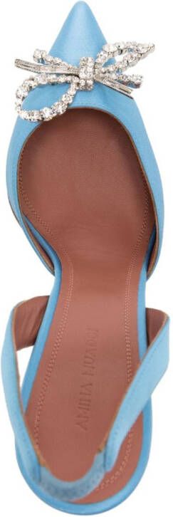 Amina Muaddi Rosie 95mm slingback sandals Blue