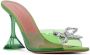 Amina Muaddi Rosie crystal-embellished 100mm sandals Green - Thumbnail 2