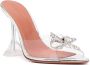 Amina Muaddi Rosie transparent mules Silver - Thumbnail 2