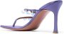 Amina Muaddi Tina 105 mm crystal sandals Purple - Thumbnail 3