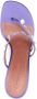 Amina Muaddi Tina 105 mm crystal sandals Purple - Thumbnail 4