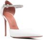 Amina Muaddi Ursina 95mm pointed-toe pumps White - Thumbnail 2