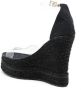 Amir Slama espadrille 130mm wedge-heel sandals Black - Thumbnail 3