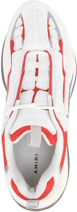 AMIRI Bone Runner low-top lace-up sneakers Red