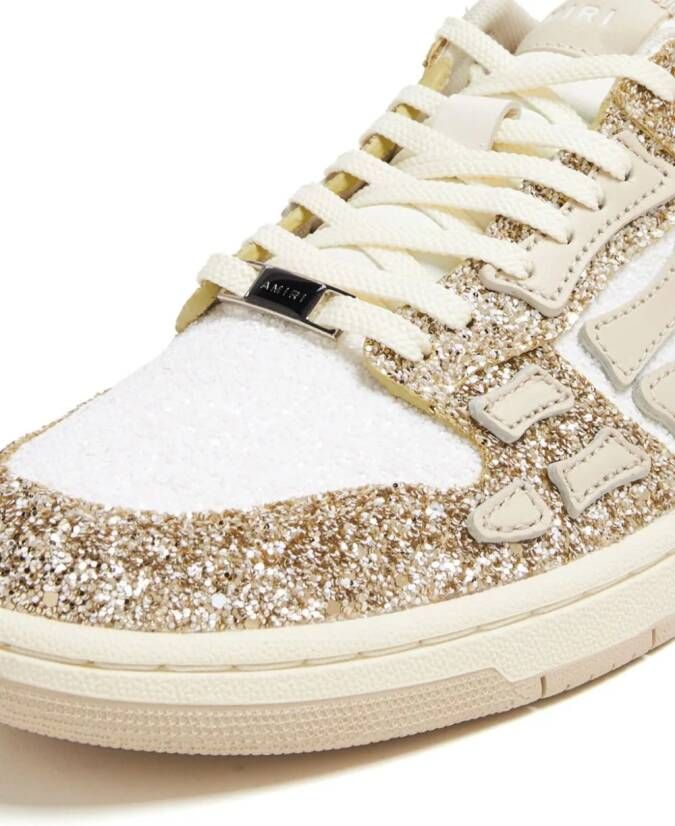 AMIRI glitter Skel low-top sneakers White