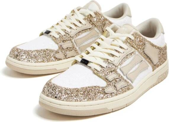 AMIRI glitter Skel low-top sneakers White