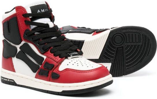 AMIRI KIDS Skel Top high-top sneakers Red
