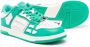 AMIRI KIDS Skel Top panelled leather sneakers Green - Thumbnail 2