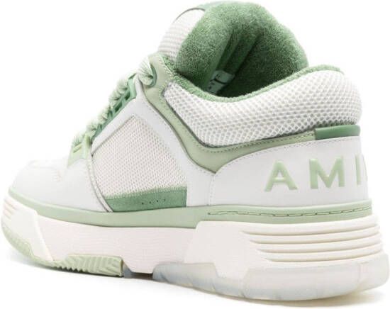 AMIRI MA-1 panelled leather sneakers White