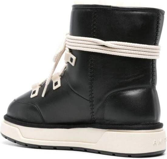 AMIRI Malibu Hi leather ankle boots Black