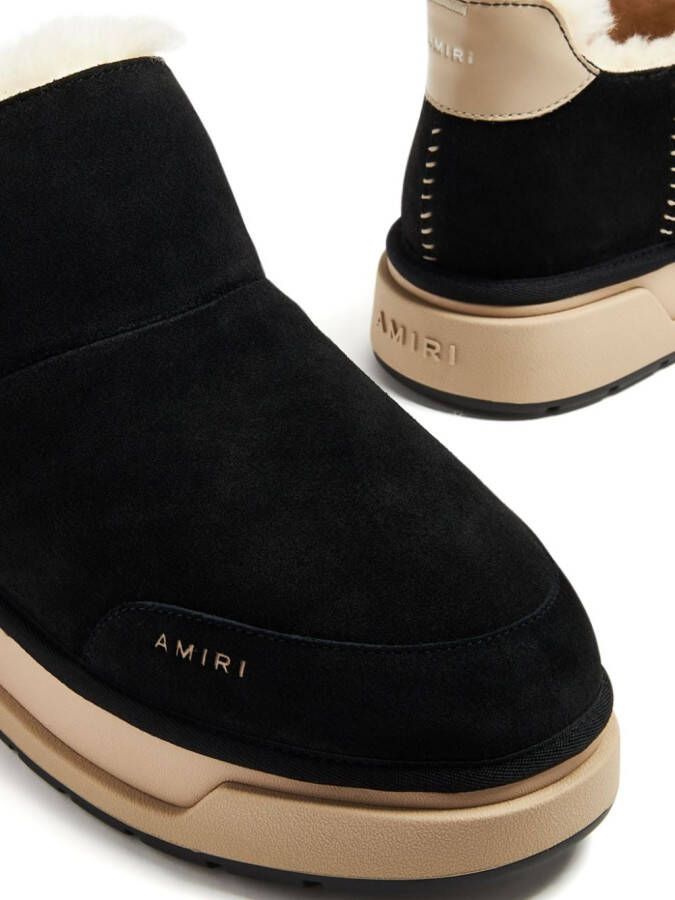 AMIRI Malibu suede boots Black