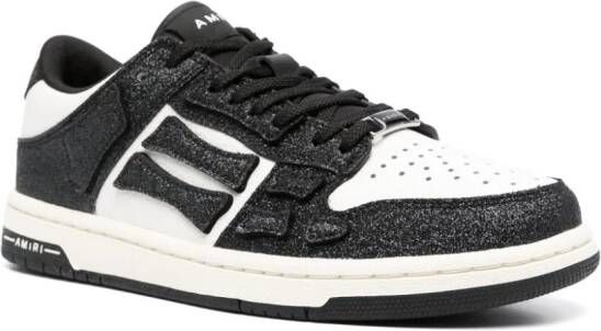 AMIRI multi-panel lace-up sneakers Black