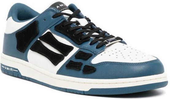 AMIRI panelled low-top sneakers Blue