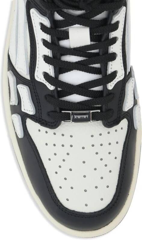 AMIRI Skel panelled leather sneakers White