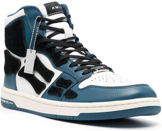 AMIRI Skel-Top colour-block sneakers Blue