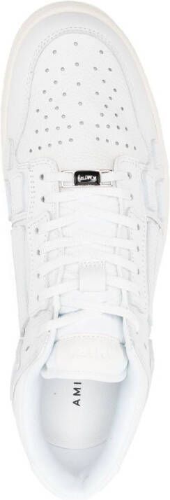 AMIRI Skel-top leather low-top sneakers White