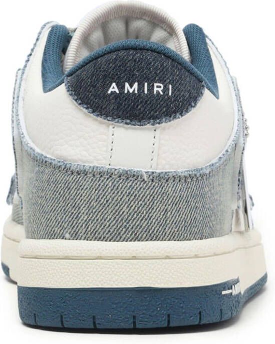 AMIRI Skel Top low-top denim sneakers Blue