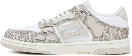 AMIRI Skeltop glittered sneakers White