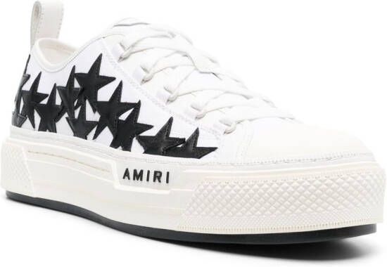 AMIRI star-patch low-top sneakers White