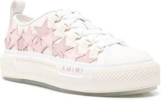 AMIRI Stars Court Low canvas sneakers Neutrals