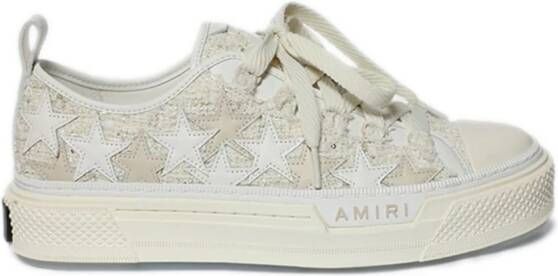 AMIRI Stars Court Low panelled sneakers Neutrals