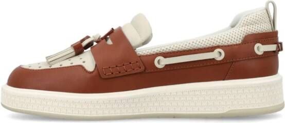 AMIRI tassel-embellished leather loafers Brown