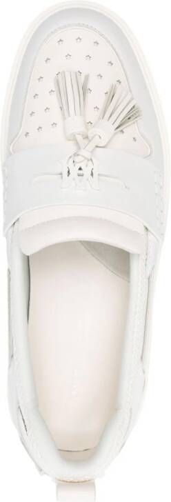 AMIRI tassel-embellished leather loafers White