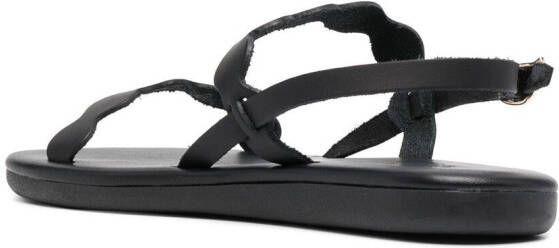 Ancient Greek Sandals Afro strap-detail sandals Black
