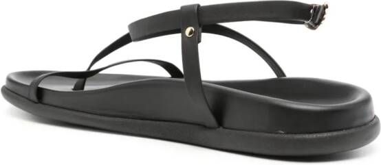 Ancient Greek Sandals Aimilia flat sandals Black