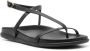 Ancient Greek Sandals Aimilia leather sandals Black - Thumbnail 2