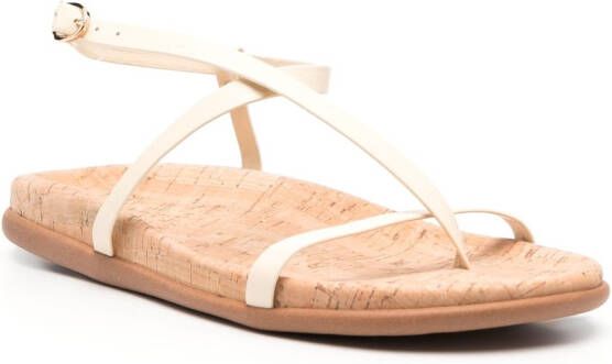 Ancient Greek Sandals Aimilia leather sandals Neutrals
