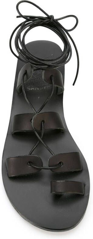 Ancient Greek Sandals 'Alcyone' lace-up sandals Black