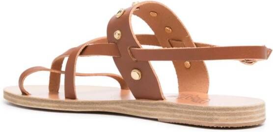 Ancient Greek Sandals Alethea Bee leather sandals Brown