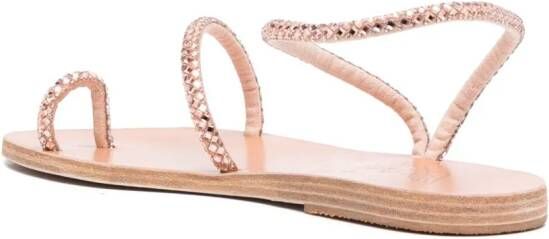 Ancient Greek Sandals Apli Eleftheria leather sandals Pink