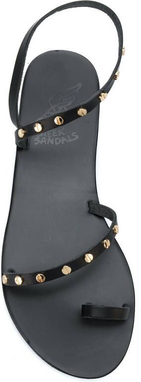Ancient Greek Sandals Apli studded sandals Black
