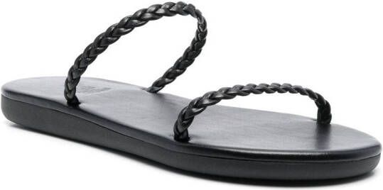 Ancient Greek Sandals Aprilia braided-strap sandals Black